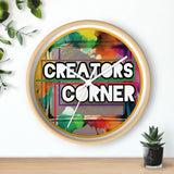 CREATORS CORNER Wall Clock