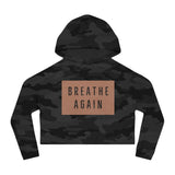 BREATHE AGAIN Cropped Hooded Sweatshirt