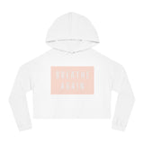 BREATHE AGAIN Cropped Hooded Sweatshirt