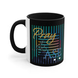 Pray & ASE Accent Coffee Mug, 11oz
