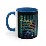 Pray & ASE Accent Coffee Mug, 11oz